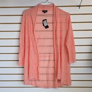 Semi Sheer Open Front Cargian XL